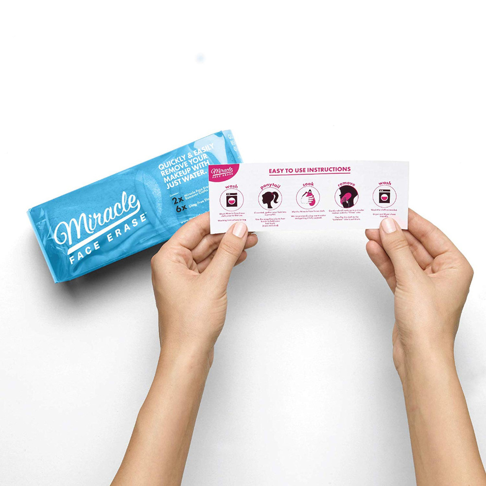 2-Pack Blue Microfiber Makeup Remover - Picture 7 of 8